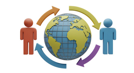 Isolated Global Interaction with People and Arrows