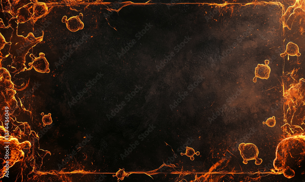Aufkleber dynamic energy burst background abstract design digital art dark atmosphere high-impact visuals fier
