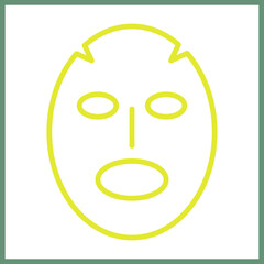 Face Mask Icon Design
