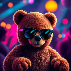 teddy bear with a ball