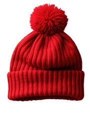 Stylish Knitted Hat on transparent background