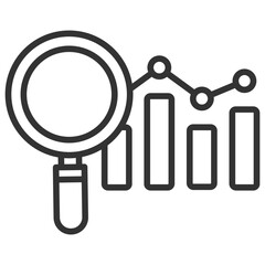 Performance Analysis Outline Icon