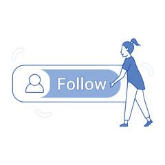 Increase Followers with a Simple Follow Button