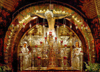 Calvary where Jesus was crucified