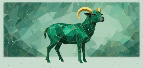  Modern Lamb Illustration with Sharp Lines