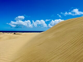 sand dunes and sky