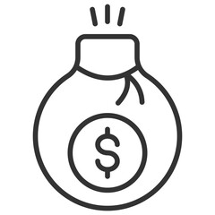 Cost Outline Icon