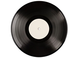 Obraz premium Isolated black vinyl record