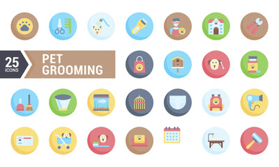 25 Colorful Icons for a Morning Routine.