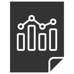 Statistics Glyph Icon