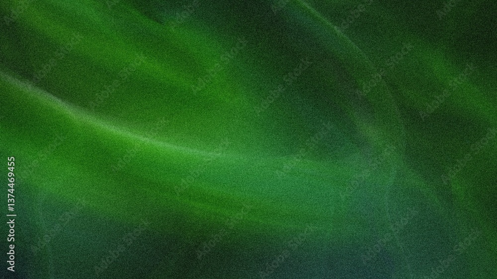Aufkleber a blurred abstract of green hues with a diagonal streak creates a serene and calming visual effect
