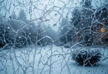  Delicate Ice Patterns and Reflections Winter Wonderland