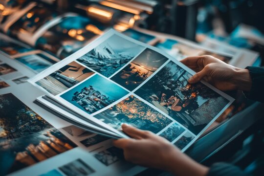 Exploring the intricacies of print media  a close up on magazine layouts and printing technology