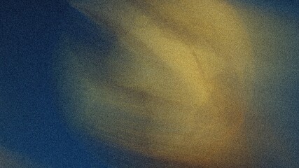 Abstract blurry image featuring a blend of gold and blue colors creating a soft and dreamlike appearance