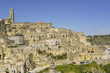 Naklejka premium Europäische Kulturhauptstadt 2019, Sassi von Matera, Matera, Ba