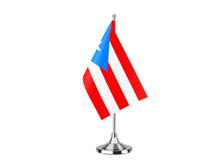 Puerto Rico Table Flag