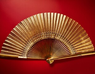 red chinese fan