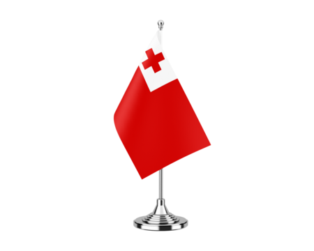 Tonga Table Flag