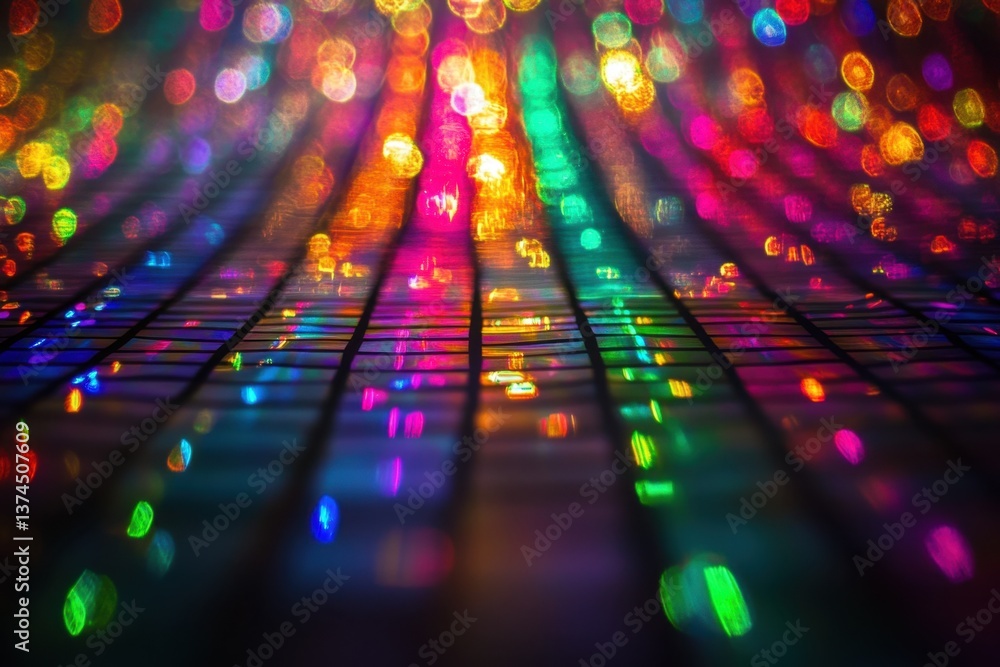 Poster this photograph features a vibrant and diverse array of colors in an abstract background a hypnotic 