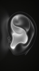 Artistic and Anatomical Representations of the Human Ear in 3D and Illustration Styles