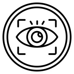 Vision Outline Icon