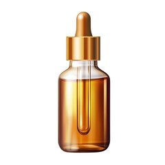 Naklejka premium beauty oil dropper isolated on a transparent background