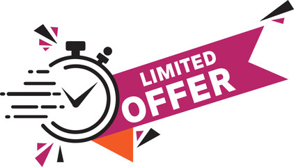 Last Minute Limited Offer with Clock


