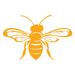 Obraz premium Flying Bee Design, Bee Clipart Design, Anthophila isolated, ‎Honey Bee Illustration, Cute Bee Graphics isolated on white background 