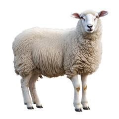 Obraz premium body sheep isolated on a transparent background
