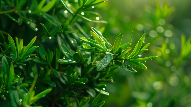 green plant dews drops photography