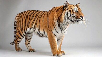 Obraz premium Tiger on studio background 