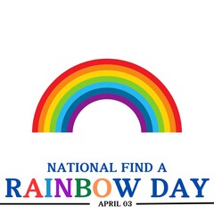 national find a rainbow day