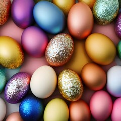 colorful easter eggs