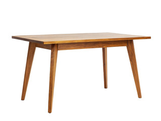 Isolated Wooden Dining Table