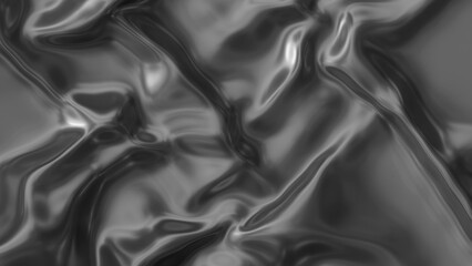 Obraz premium Black cloth waves background texture. Elegant silk black texture. Glossy soft waves texture background. Seamless background texture. Fabric texture background.