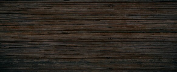 Dark wood background, old black wood texture for background