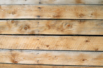 Texture of products made from boards and beams.