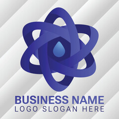 Creative Digital Business Company Logo Template. Simple Concept. Elegant Abstract Minimalistic Logo Design