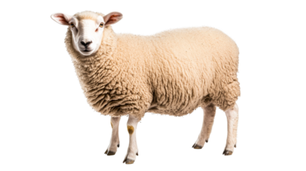 White Sheep, Farm Animal, Ovis Aries, Mammal, Wool, Animal, Cut Out Transparent