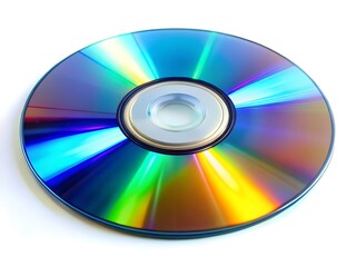 cd dvd isolated on white