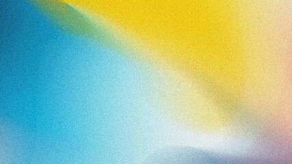 Abstract background featuring a blend of blue yellow and white colors creating a soft gradient...