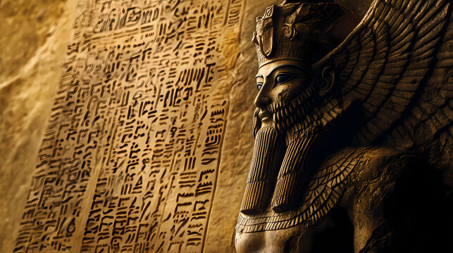 ancient sumerian papyrus text