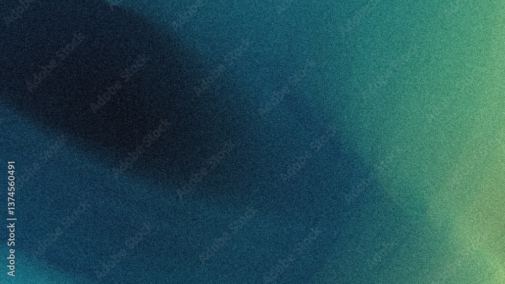 Poster an abstract blend of deep blues and greens creating a calming and serene visual experience for viewe