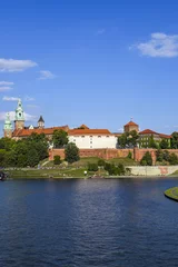 Krakau, Krakow, Fluss Weichsel, Königsschloss auf dem Wawel