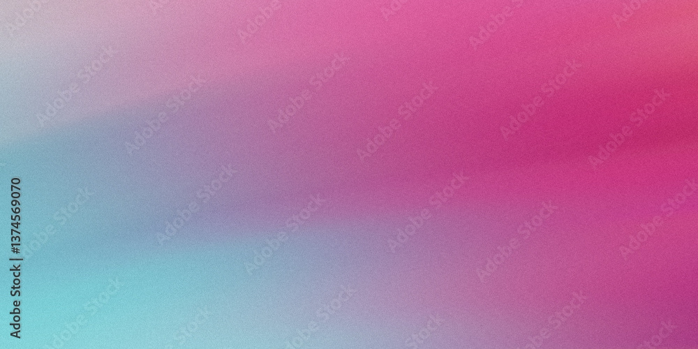 Poster a gradient background featuring a blend of pink magenta and teal colors in a soft diffused style