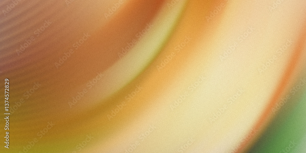 Poster abstract blurred background with shades of orange yellow and green creating a soft and dreamy effect