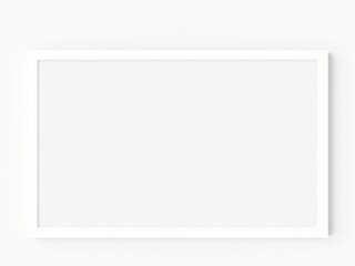 Obraz premium Modern Mockup Frame Website Template with Empty Space for Design