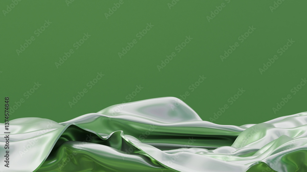 Poster abstract background. abstract background for products presentation. glossy green background texture.