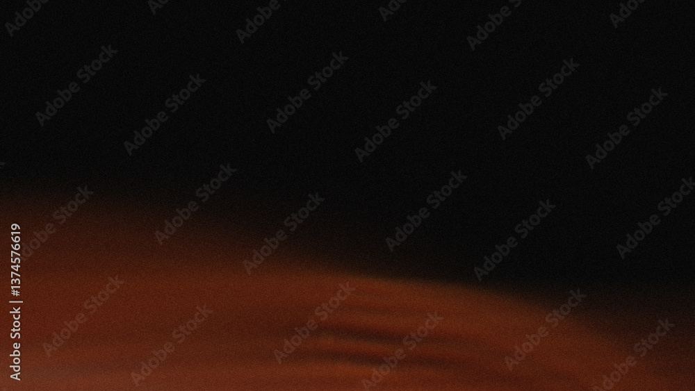 Poster abstract blurred background with dark gradient and soft orange glow at the bottom edge of the image