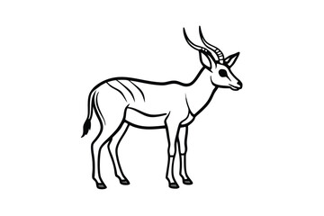 Fototapeta premium deer silhouette vector